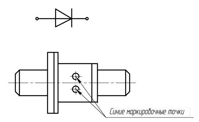 Microwave limiting diode 2?557?