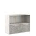 Low cupboard with horizontal niche B-tone