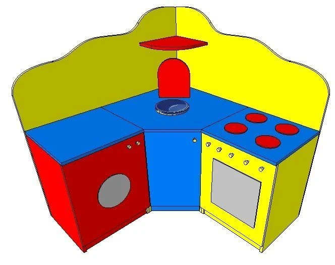 Cabinet Table "Corner Kitchen" FN.MDU.01.37.00.00.00.00.