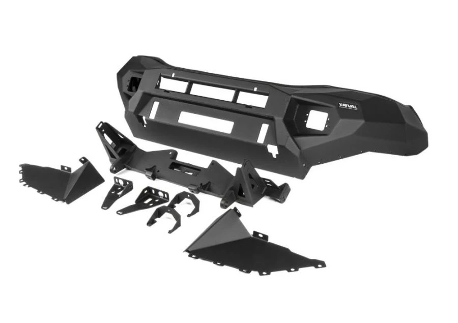 Car bumpers for TOYOTA HILUX (2011-2015) (without lights) (black) + fixing kit