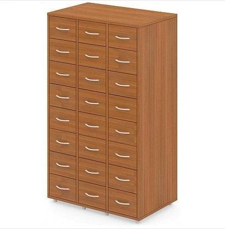 Wooden filing cabinet