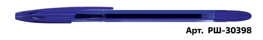 Ballpoint pen STAMM "555" blue, 0,7mm, tinted body
