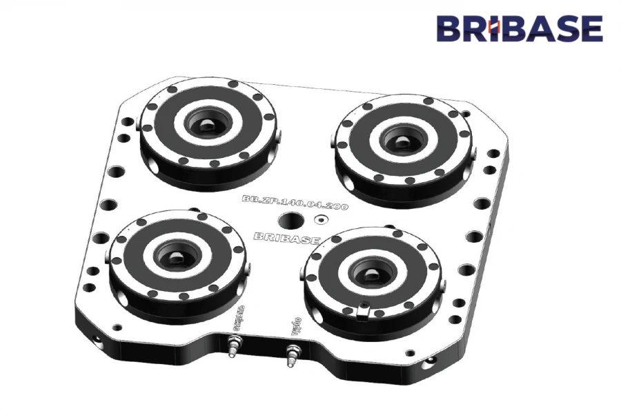 BB.ZP.140.04.200 Base unit with four ZP140 modules, type P200x200 BriBase