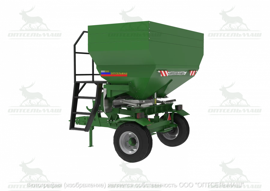 Mineral fertiliser spreader RMU-2500-P/1 "Leader"