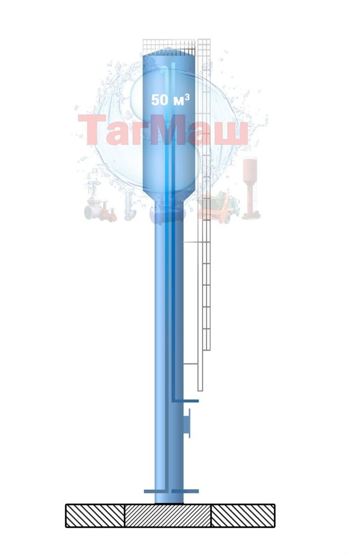 Rozhnovsky water tower VBR 50/9/1220