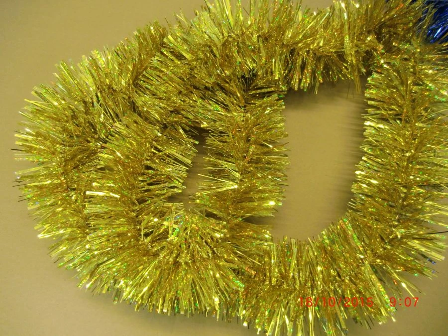 Tinsel 6-ply, length 1.8M, gold