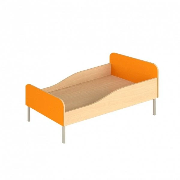 Metal-framed children's bed