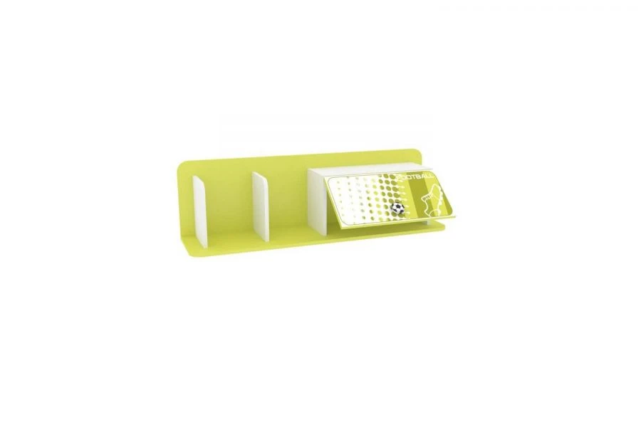 Modern type 1 LD.520110.000 SP Shelf cabinet (White/Lime )