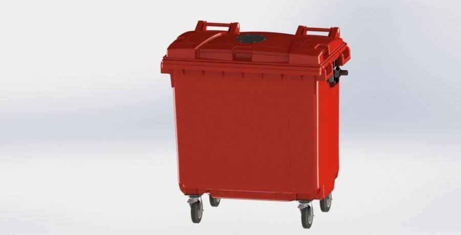 Mobile dustbin 770 l Art.26.C19.V/1 (20.804.40.PE; 21.053.40.V/1)