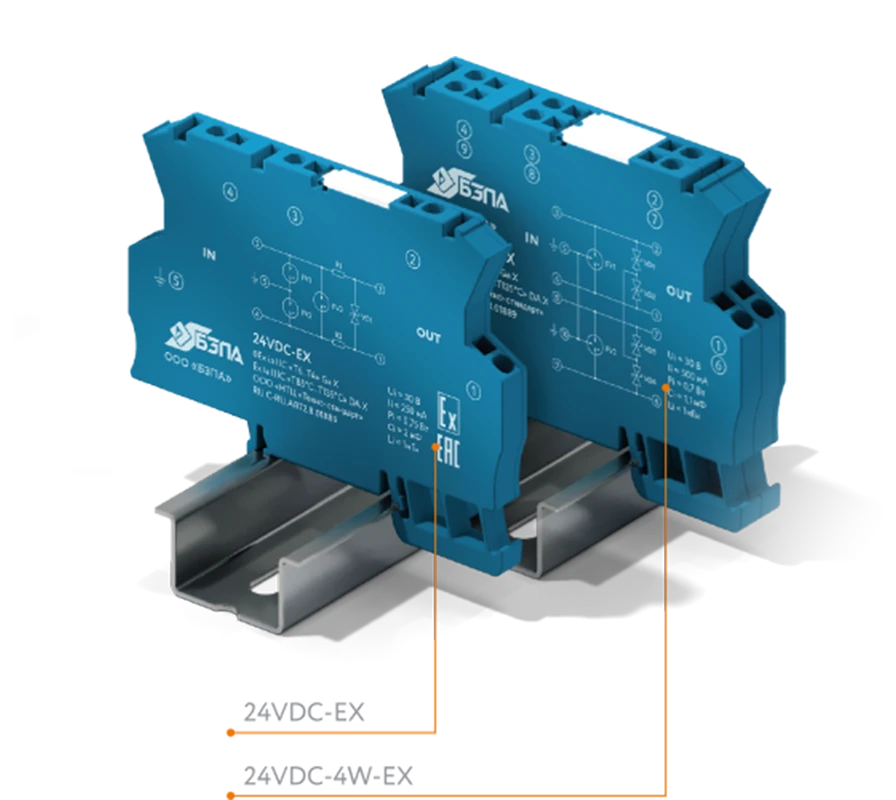 Surge Protector, Model: 24VDC-4W-EX