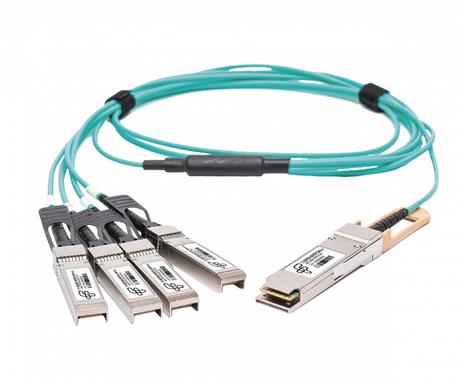 FT-QSFP28/4SFP28-CabP-AWGXX-X Cable Assemblies