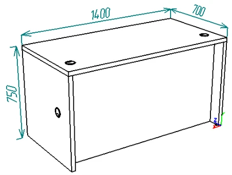 Desk 1400