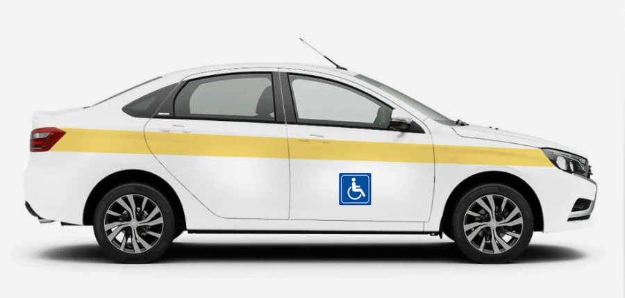 Car type LV00, cat. M1, exclusively for carriage of disabled persons or with the possibility of carriage of disabled persons mod