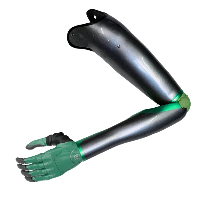 Shoulder prosthesis with microprocessor control system