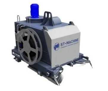 Process track cleaning machine