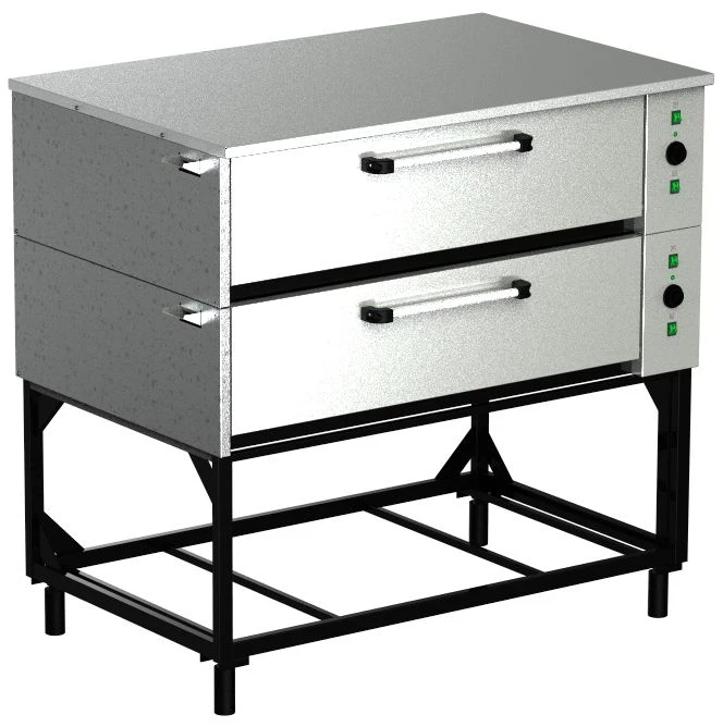 Broiler-baking cabinet, sectional, electric, EShP-2s (y) with vapour moistening system
