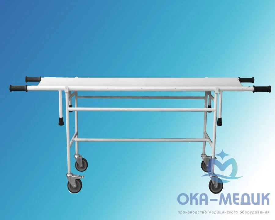 Patient transport trolley with removable panel TBS-01-"Oka-Medik".