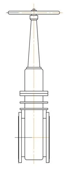 Steel wedge gate valves press-welded