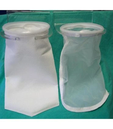 Textile bags of nonwoven materials