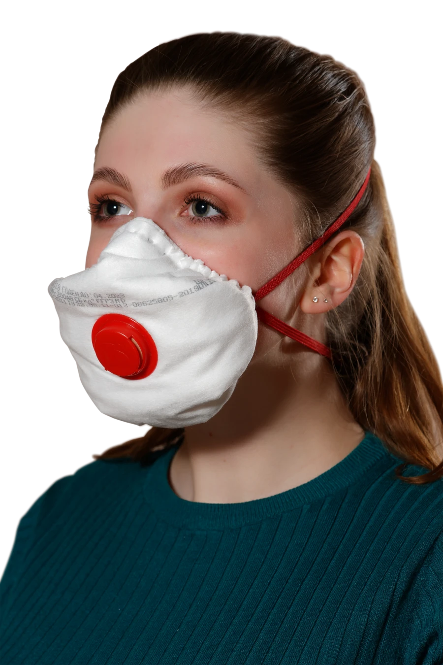 Filtering half-mask for protection against aerosols with additional protection against vapours and gases "Respirator "Lepestok-2