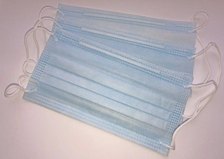 Medical masks from nonwoven materials, non-sterile, disposable