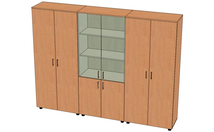 Combination filing cabinet. Model: SHDK
