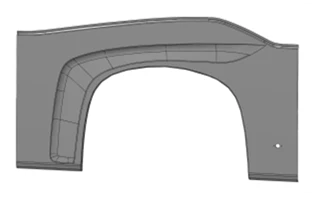 Left rear arch panel 5299-401-5402502-02/Z
