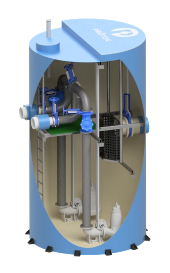 Drainage pumping stations PROTOK