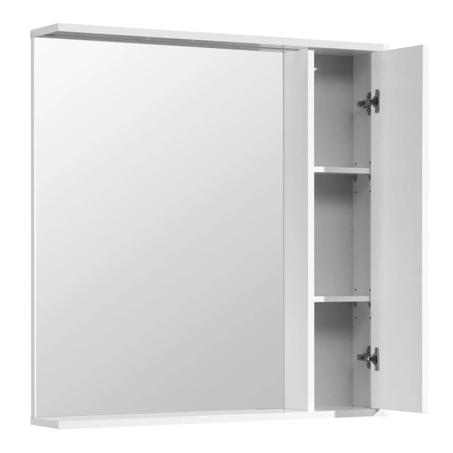 Mirror cabinet Aquaton Stone 80 white 1A228302SX0101.A228.3.02S.X01.0