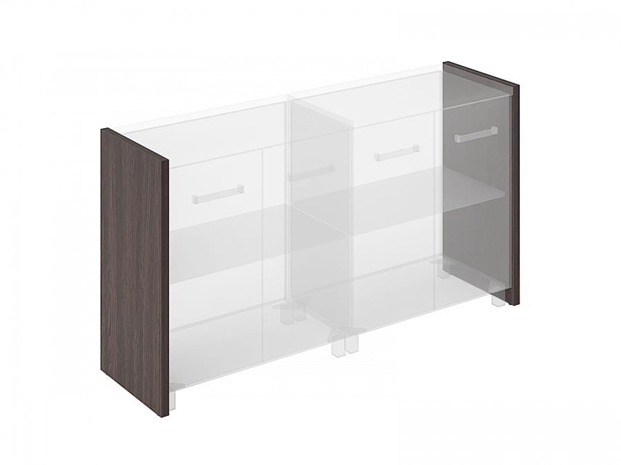 Diplomat series: side panels for low cabinets 030