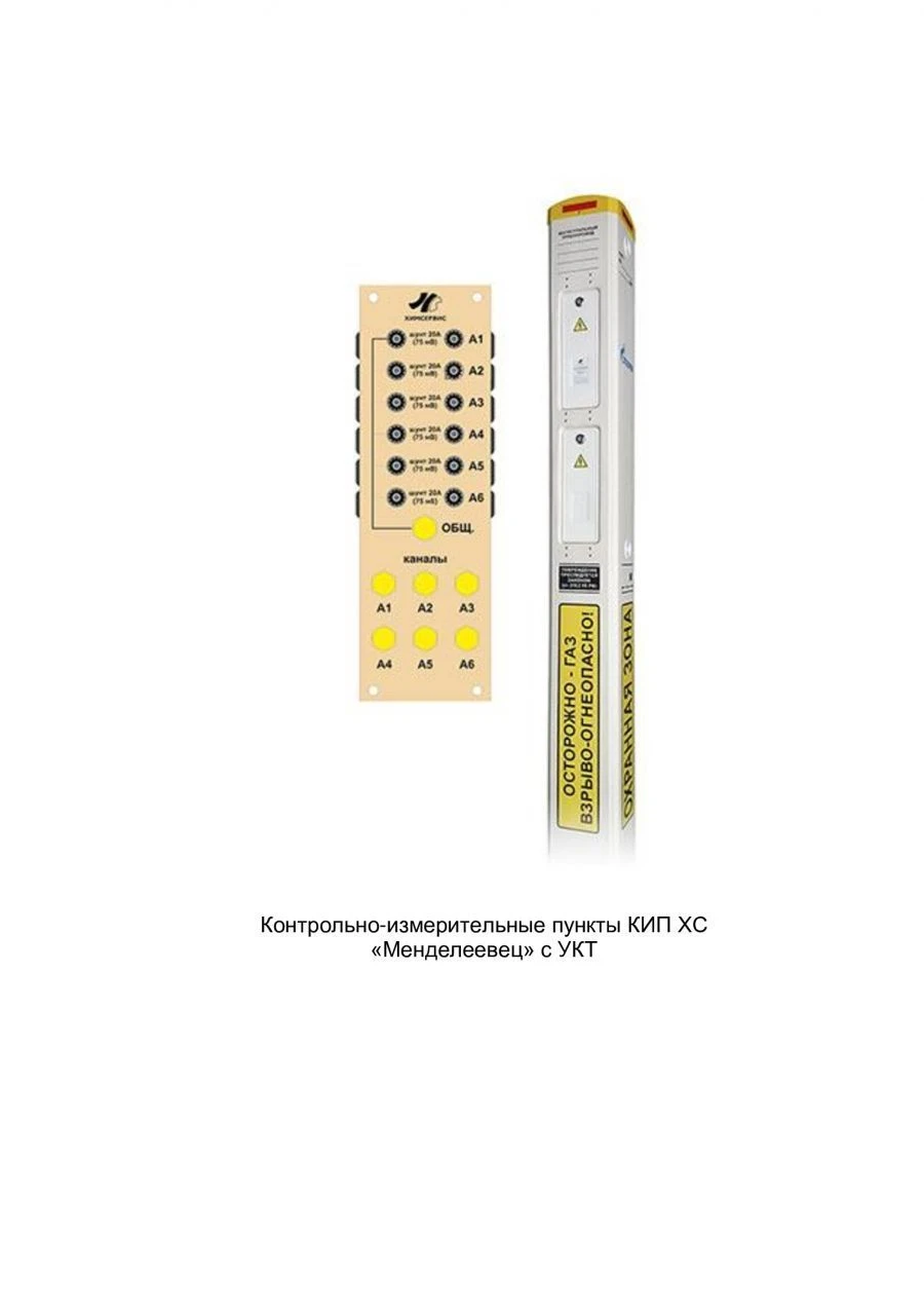 Instrumentation control and measuring point of KS "Mendeleevets" with built-in current control device