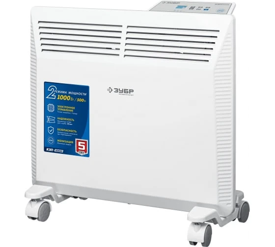 Electric convector, "ZUBR" trade mark, model KEP-1000