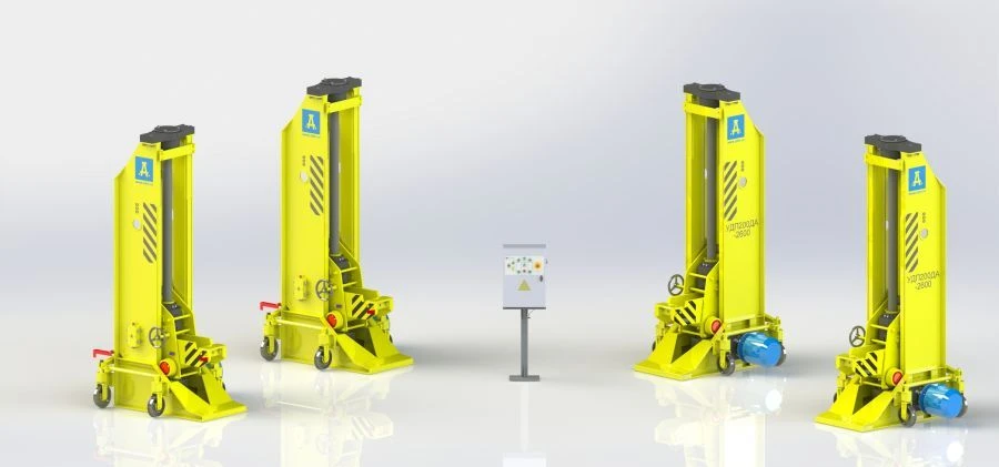 Mobile jacking machine UDP200DA