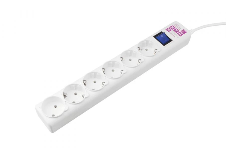 Filter-extension Power Cube 3,0 m 6 sockets (white)