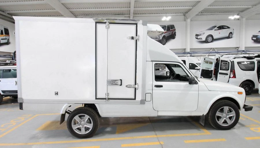 Automobile, modifications NV21PE, cat. N1G in the version of food transportation, auto refrigerator, on the basis of the car LAD