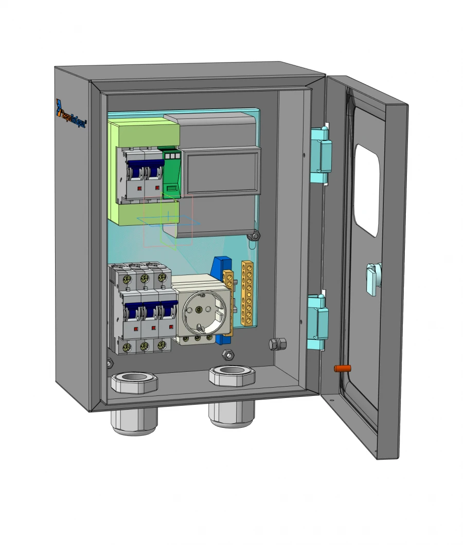 Low-voltage switchgear of the type: SHU