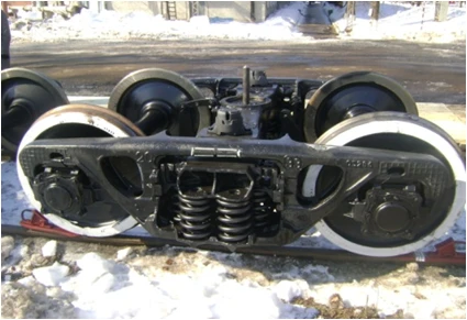 Biaxial trolleys model 18-9771, type 2 GOST 9246