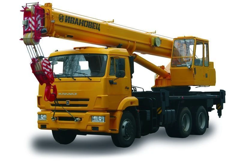 Truck crane KS-45717K-1 and its modifications using cabin U7810.5 and its modifications manufactured by "IMZ AVTOKRAN" Ltd.
