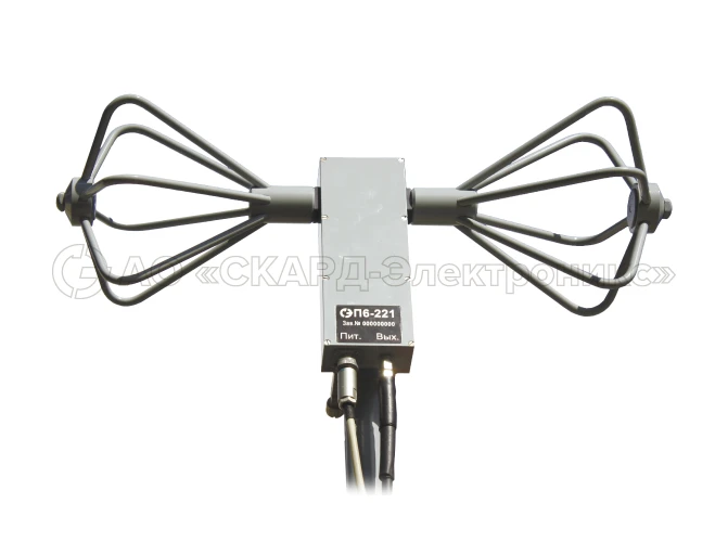 P6-221 broadband biconical measuring antenna 30 MHz - 1500 MHz