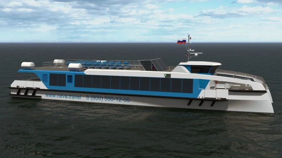 Passenger catamaran of project 04580 (ch. No. 729, 730)