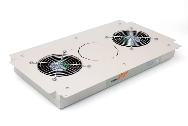 Universal T-series fans for installation in wall-mounted telecoms cabinets