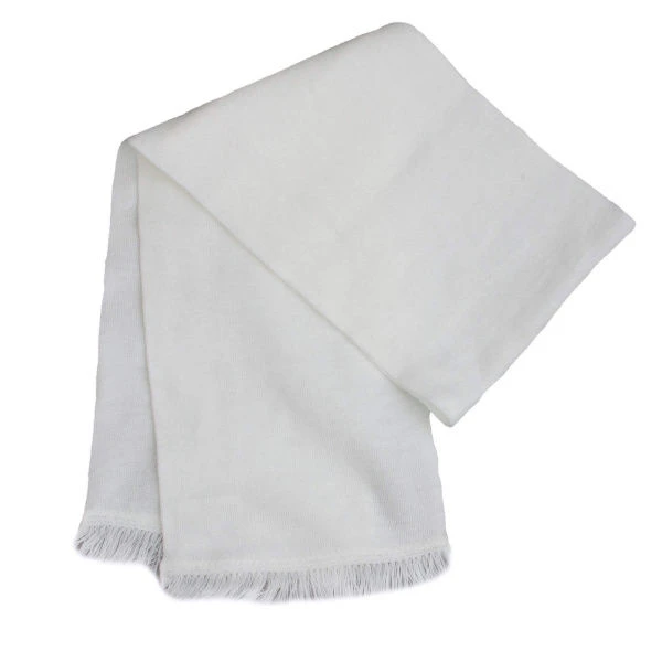 Semi-finished product (cut, coupon) of white coloured cape for employees of penitentiary institutions and bodies, TU 8455-167-08