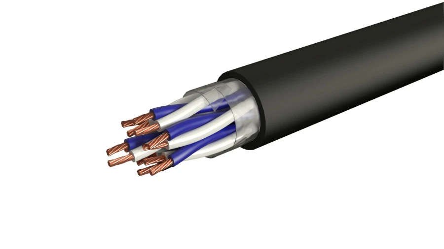 Installation cables of high flexibility, with copper flexible conductors, mark KVVEMng(A)