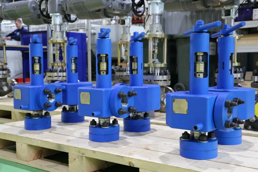 High pressure shut-off valves