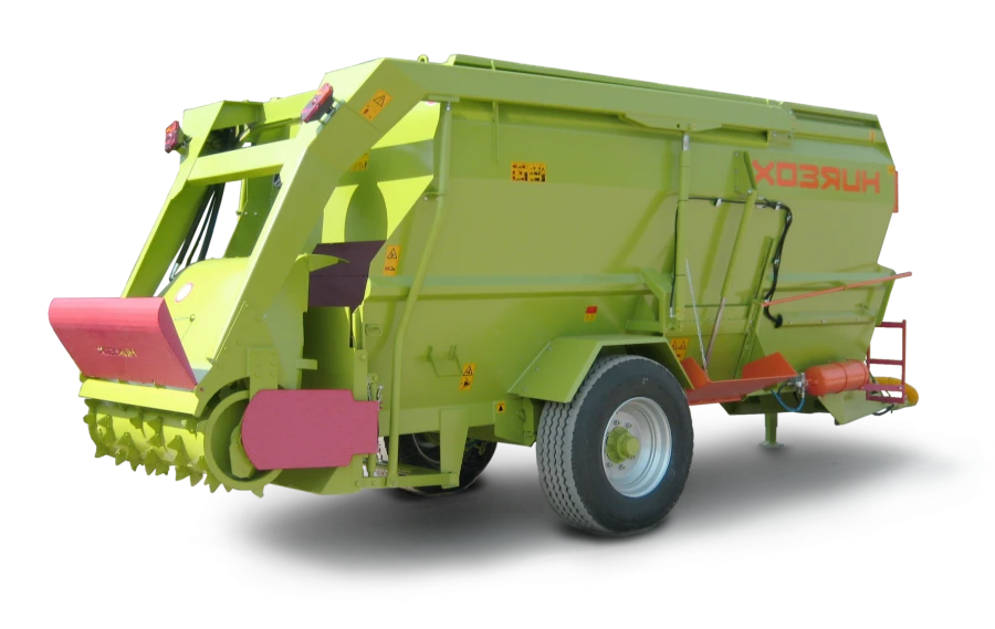 Shredder - mixer - feed dispenser IMRK - 15F "KHOZYAIN"