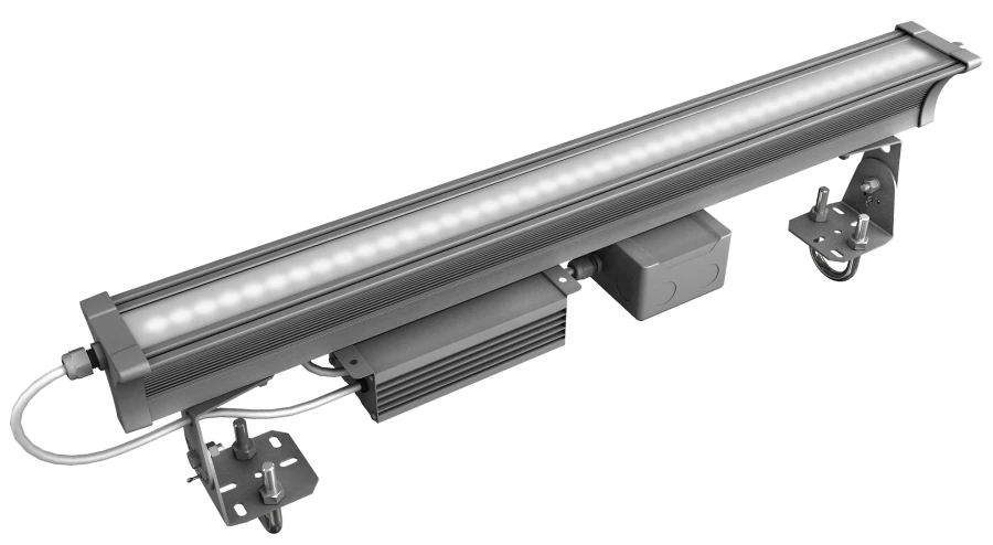 Eifel industrial LED luminaire LE-SPO-12-045-0411-65X 45VT 5000K 6000LM 700x78x153MM UHL4 grey 2.7KG IP65 0.95 >80