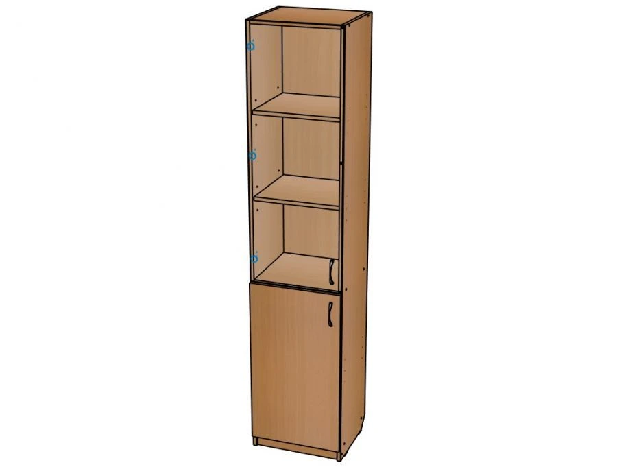 Filing cabinet with glass No.8/ ?08