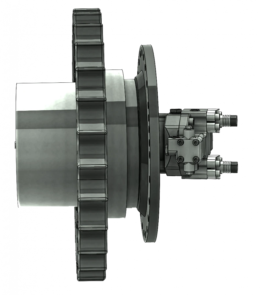 Left gearmotor TM10.1910.310