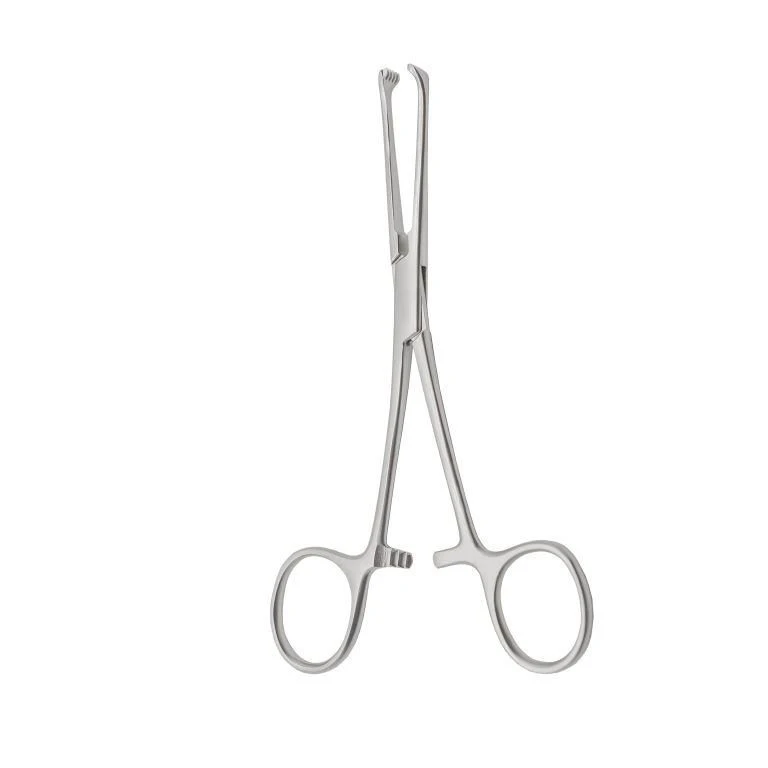 TZ-01-262-15,2 Clamp for gripping intestinal wall, straight, 152 mm