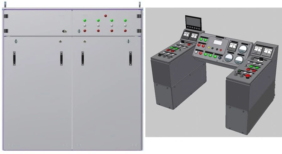 Electric drive control device for crane DEK-631